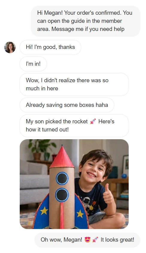 Translated reference customer feedback