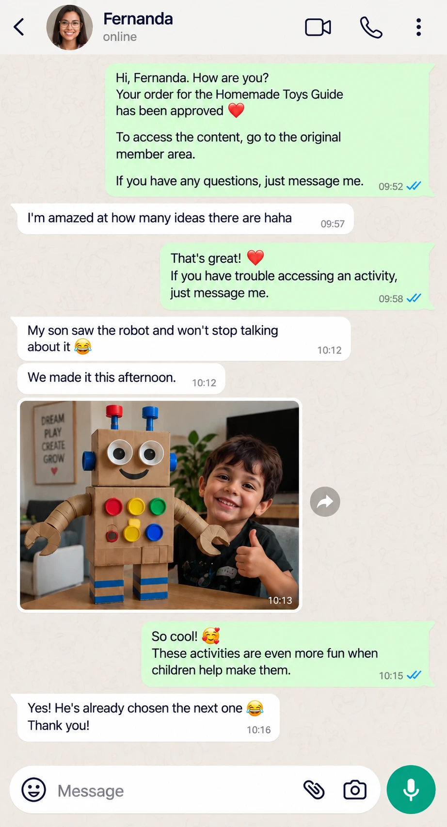 Translated reference customer feedback